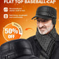 🔥Black Friday Sale - 49% OFF🔥PU Leather Flat Top Thermal Baseball Cap