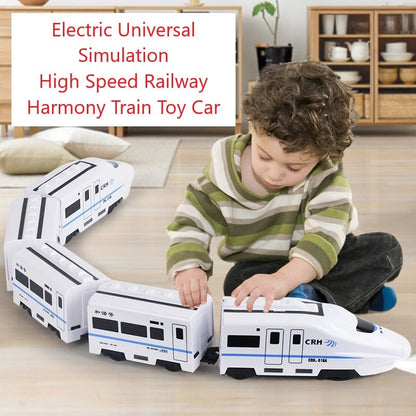 🎁Electric Universal Simulare tren de mare viteză Harmony Train Toy