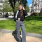 🥰Evidențiază-ți corpul perfect👖Pantaloni casual pentru femei cu picioare drepte