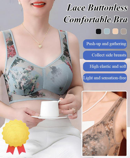 💕Dantelă fără nasturi Comfort Bra✨【1+1 Gratuit】.