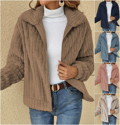 🔥Warm Plush Zip Casual Jacket Top🧥