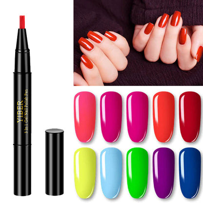 🔥 Cumpărați unul și primiți unul gratuit 💅 Gel Nail Pen 3 în 1