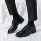 Men's  Fashion Crocodile Print Casual Business Leather Shoes