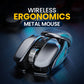 🔥2023 Noua vânzare fierbinte de vânzare la jumătate de preț 🔥 Mouse-ul metalic ergonomic fără fir ergonomic