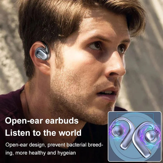 TWS Wireless Bone Conduction Digital Bluetooth Earbuds fără fir cu conducție osoasă