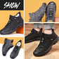 🔥Crăciun Hot Sale🔥 Bărbați Faux Wool Lining Leather Sneaker pentru bărbați